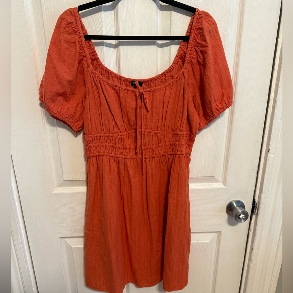 NWT Madewell Terracotta Short Sleeve Dress